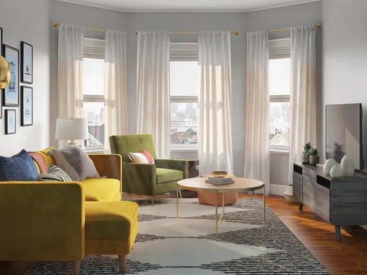 Living Room · Eclectic designed by Yoseika
