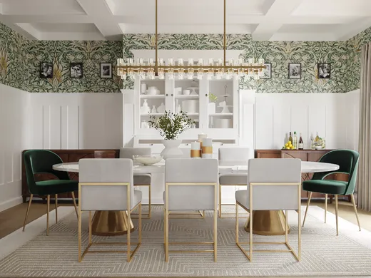 Dining Room · Contemporary designed by Stacy