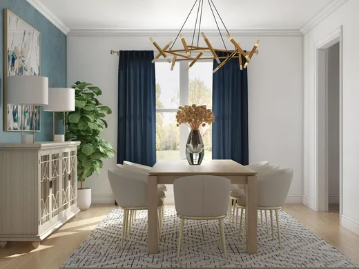 Dining Room · Contemporary designed by Mariela