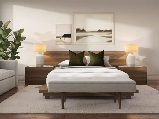 Bedroom designed by Isaac