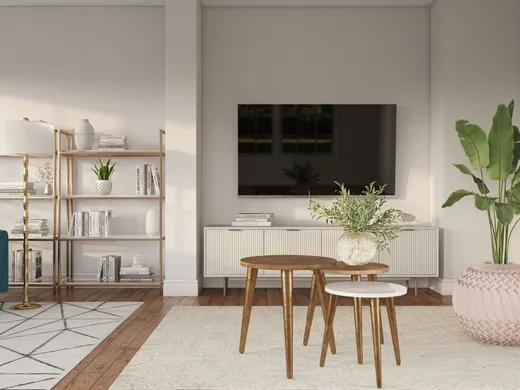 Living Room · Glam designed by Austin
