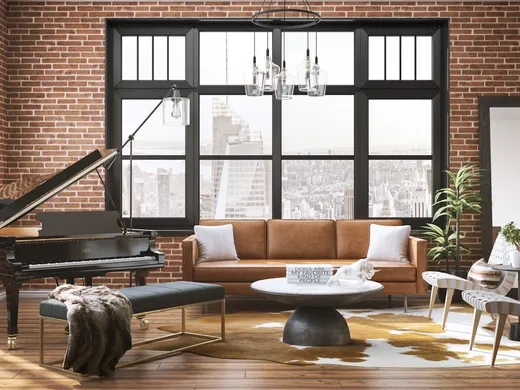 Living Room · Industrial designed by Monica