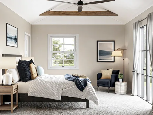 Bedroom · Farmhouse designed by Mariel