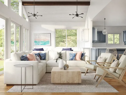 Living Room · Contemporary designed by Lisa