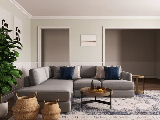 Living Room · Coastal designed by Elizabeth