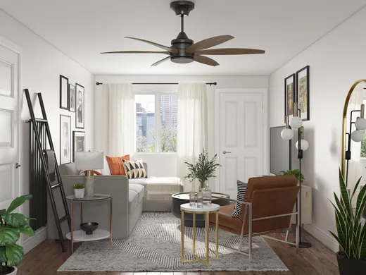 Living Room · Glam designed by Veema