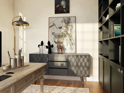 Office · Contemporary designed by Courtney