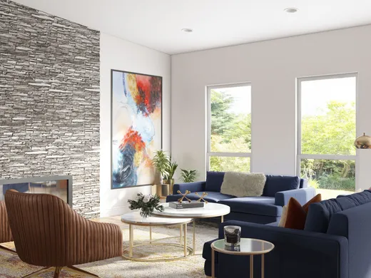 Living Room · Contemporary designed by Shalene