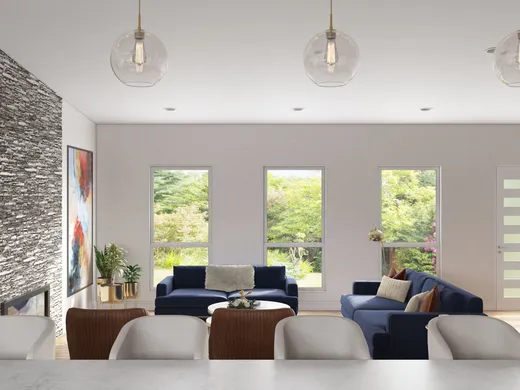 Living Room · Contemporary designed by Shalene