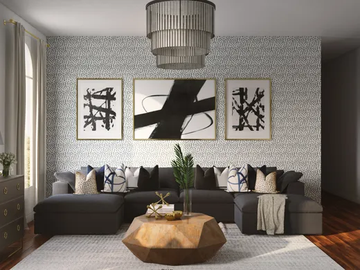 Living Room · Contemporary designed by Melisa