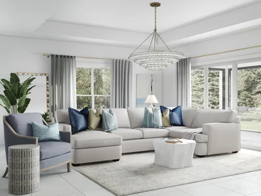 Living Room · Contemporary designed by Kheirieh