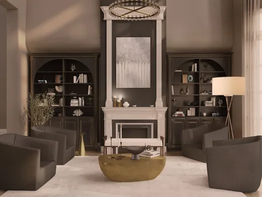 Living Room · Contemporary designed by Namita