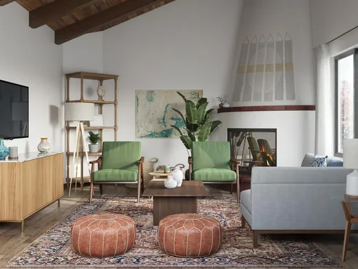 Living Room · Bohemian designed by Julia