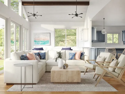 Living Room · Contemporary designed by Lisa
