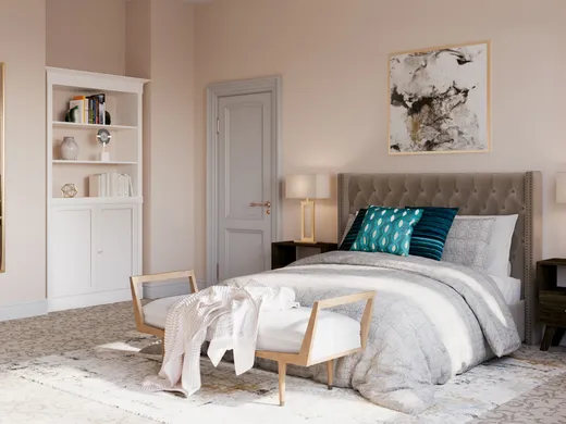 Bedroom · Contemporary designed by Courtney