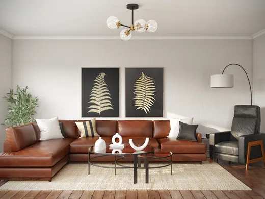 Living Room · Contemporary designed by Nicole
