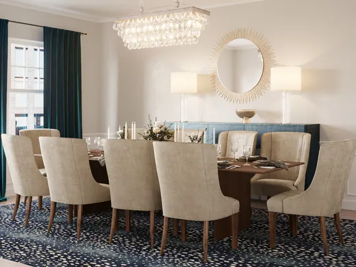 Dining Room · Glam designed by Namita