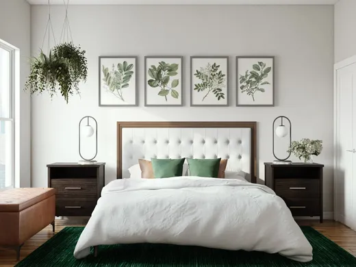 Bedroom designed by Isaac