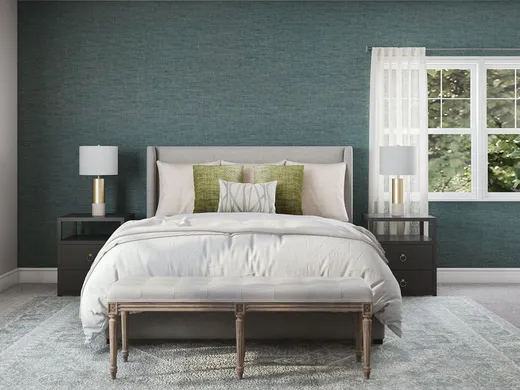 Bedroom · Transitional designed by Ana