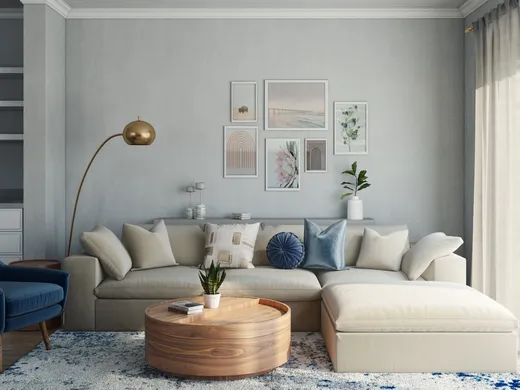 Living Room · Contemporary designed by Xiaoxiao