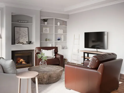 Living Room · Farmhouse designed by Nicole
