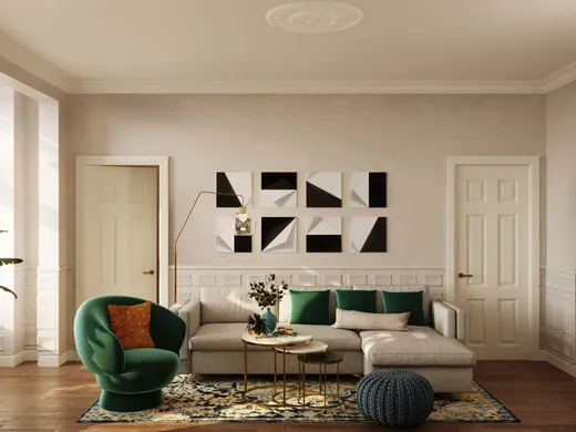 Living Room · Modern designed by Francisco