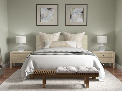Bedroom designed by Isaac