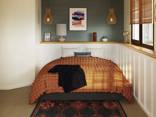 Bedroom · Bohemian designed by Allison