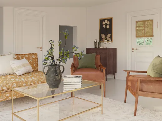 Living Room · Rustic designed by Marisa