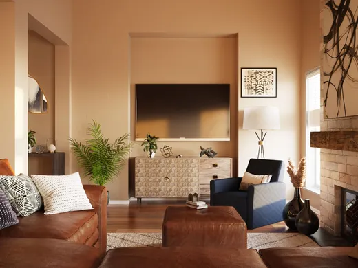 Living Room · Modern designed by Xiaoxiao