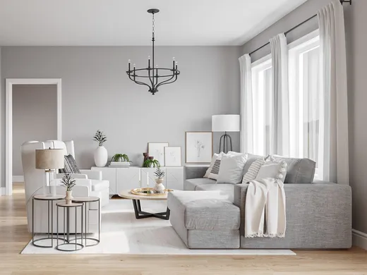 Living Room · Contemporary designed by Athina