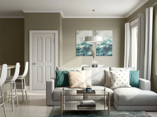 Living Room · Farmhouse designed by Tyara