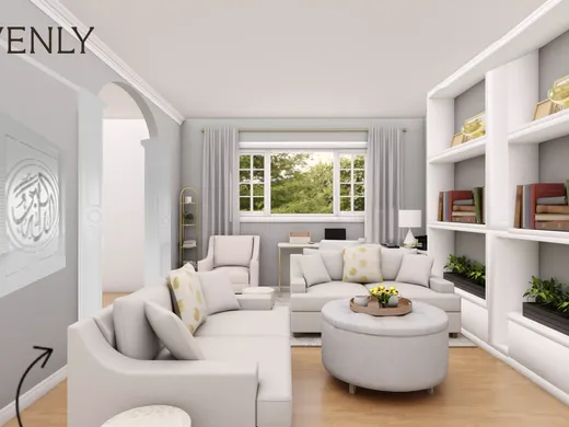 Living Room · Contemporary designed by Katherine