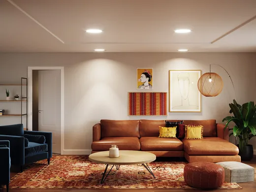 Living Room · Eclectic designed by Lena