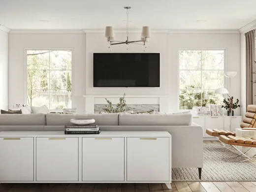 Living Room · Contemporary designed by Stacy