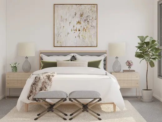 Bedroom designed by Isaac