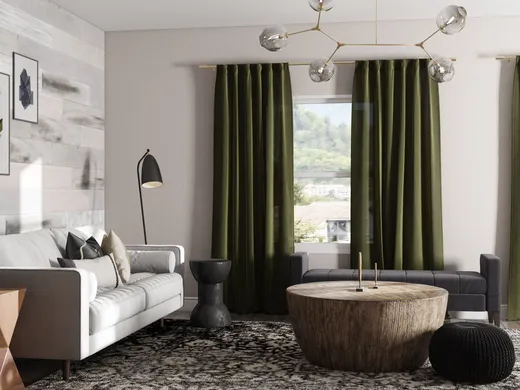 Living Room · Glam designed by Emmanuel