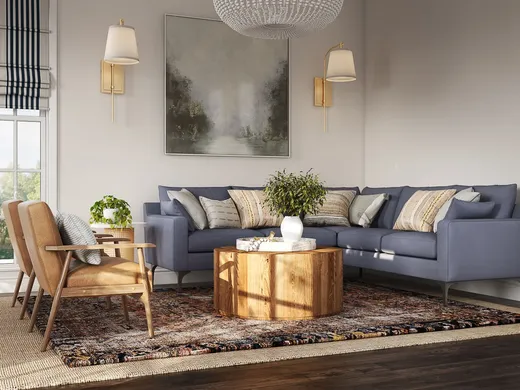 Living Room · Coastal designed by Emily