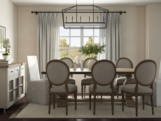 Dining Room · Farmhouse designed by Nicole