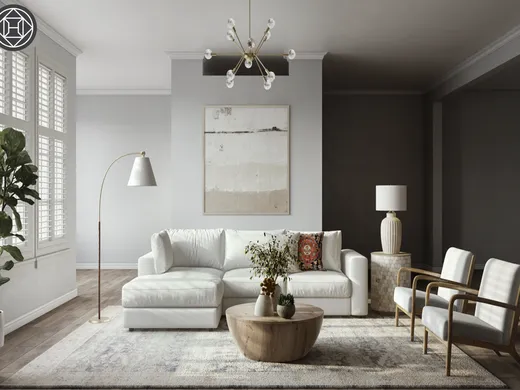 Living Room · Contemporary designed by Rumki