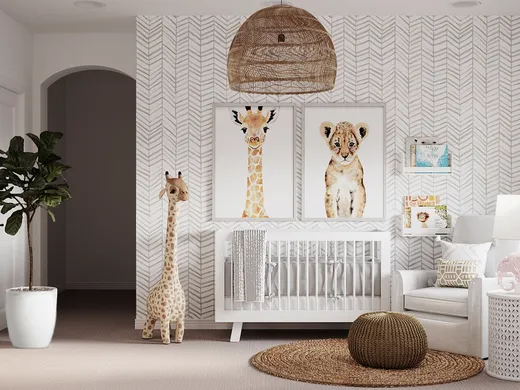 Nursery · Contemporary designed by Stacy