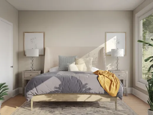 Bedroom designed by Lauren