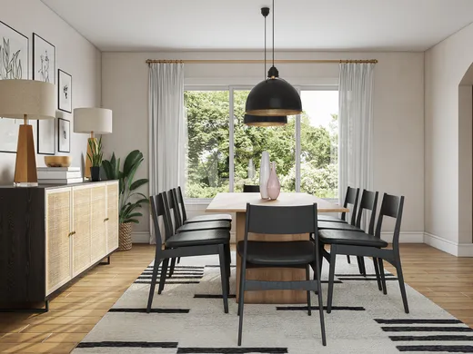 Dining Room · Midcentury Modern designed by Caitlin