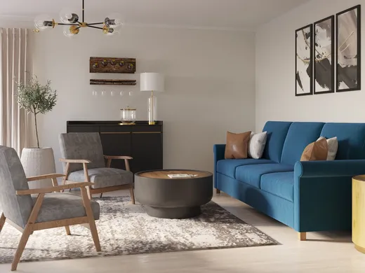 Living Room · Contemporary designed by Andrea