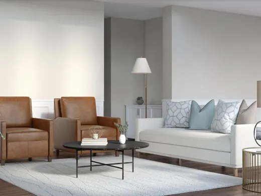 Living Room · Contemporary designed by Rumki