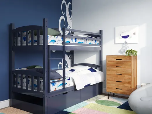 Bedroom · Midcentury Modern designed by Priscila