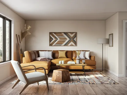 Living Room · Farmhouse designed by Sarah
