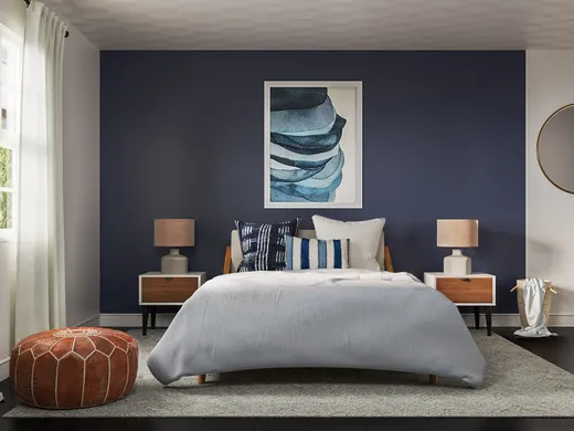 Bedroom · Midcentury Modern designed by Priscila