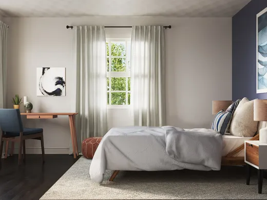 Bedroom · Midcentury Modern designed by Priscila