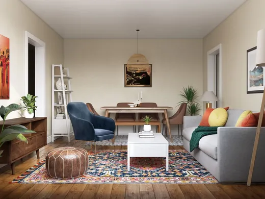 Living Room · Bohemian designed by Andrea